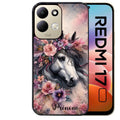 Coque pour Redmi 17 et 17C 4G 5G personnalisée cheval boho