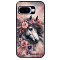Coque pour Pixel 8A 9A 10A personnalisée cheval boho