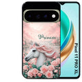 Coque pour Pixel 10 / 11 / PRO / XL personnalisée cheval floral