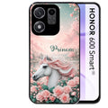 Coque pour Honor 600 SMART personnalisée cheval floral