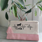 Pochette personnalisée motif maitresse chouette