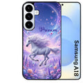 Coque pour Galaxy A08 A18 A28 A38 A58 personnalisée cheval papillon