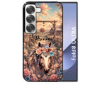 Coque pour Z Fold 8 / ULTRA personnalisée cheval ranch