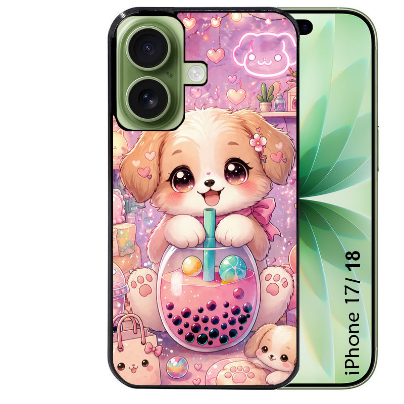Coque pour Iphone 18 / PRO / PRO MAX / 18E chien bubble