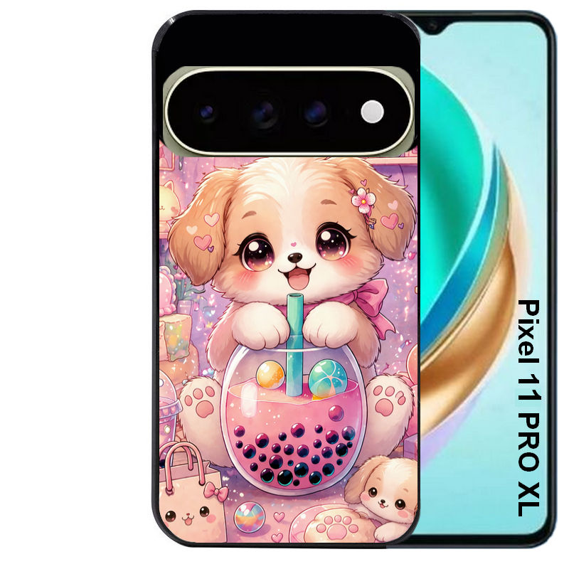 Coque pour Pixel 10 / 11 / PRO / XL chien bubble