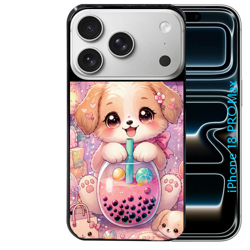 Coque pour Iphone 18 / PRO / PRO MAX / 18E chien bubble