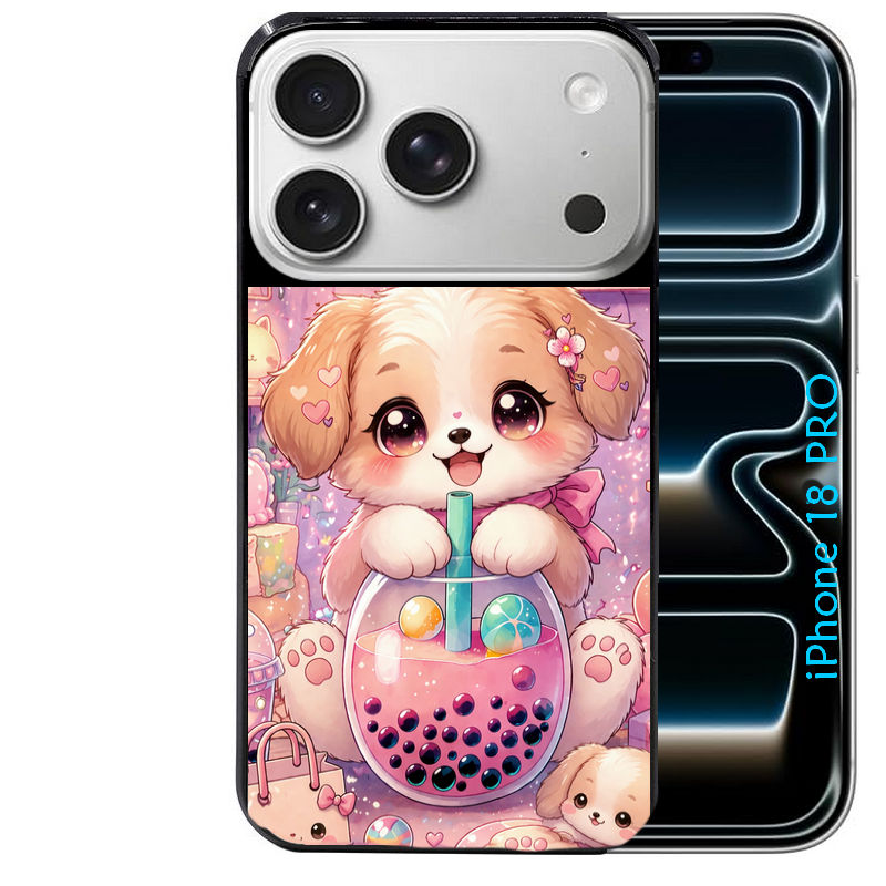 Coque pour Iphone 18 / PRO / PRO MAX / 18E chien bubble