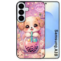 Coque pour Galaxy A08 A18 A28 A38 A58 chien bubble