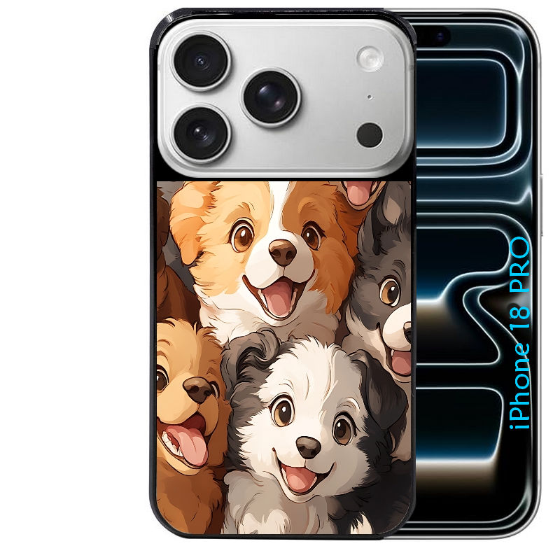 Coque pour Iphone 18 / PRO / PRO MAX / 18E chien smile