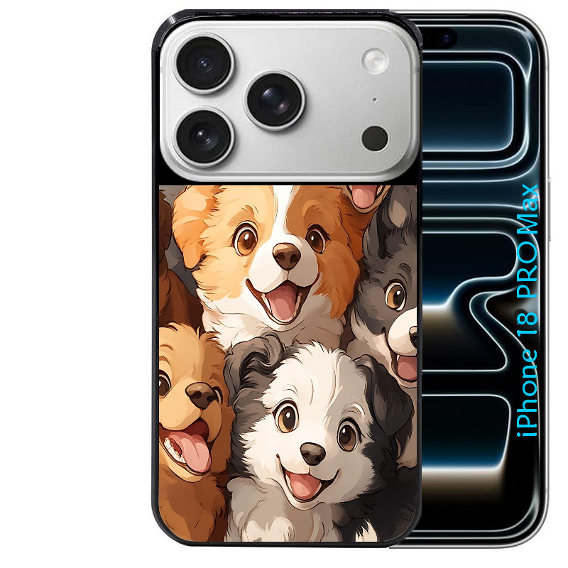 Coque pour Iphone 18 / PRO / PRO MAX / 18E chien smile