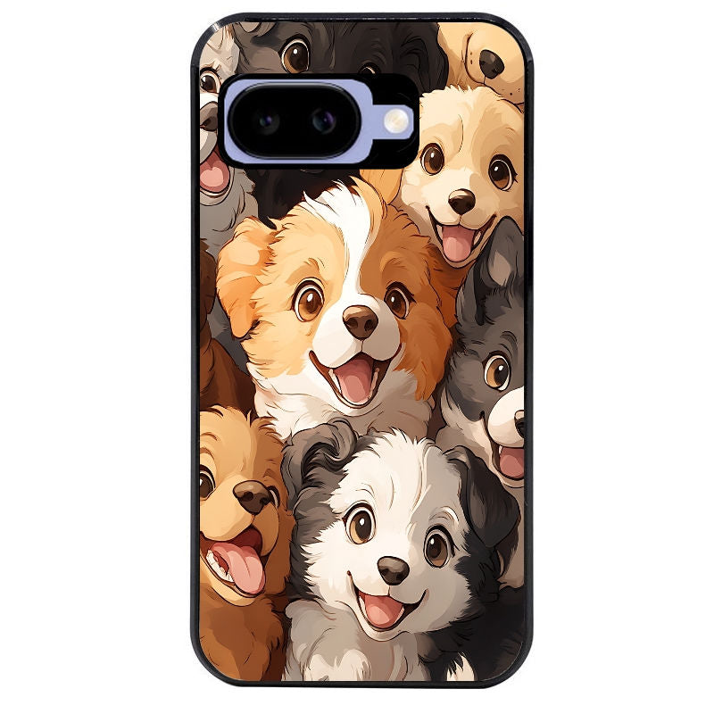 Coque pour Pixel 8A 9A 10A chien smile