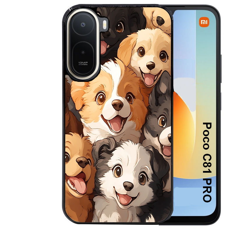Coque pour POCO C81 PRO chien smile