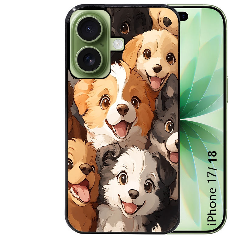 Coque pour Iphone 18 / PRO / PRO MAX / 18E chien smile