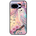 Coque pour Pixel 8A 9A 10A chouette cerisier