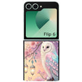 Coque pour Z FLIP 6 7 8 chouette cerisier