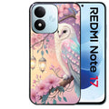 Coque pour Redmi Note 17 et PRO 4G 5G Max chouette cerisier