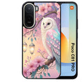 Coque pour POCO C81 PRO chouette cerisier