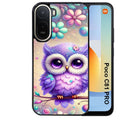 Coque pour POCO C81 PRO chouette violette