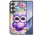 Coque pour Z FOLD 8 ULTRA chouette violette