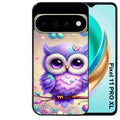 Coque pour Pixel 10 / 11 / PRO / XL chouette violette