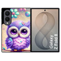 Coque pour Z FOLD 8 chouette violette