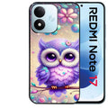 Coque pour Redmi Note 17 et PRO 4G 5G Max chouette violette