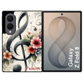 Coque pour Z FOLD 8 personnalisée musique cle sol