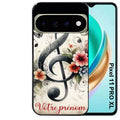 Coque pour Pixel 10 / 11 / PRO / XL personnalisée musique cle sol