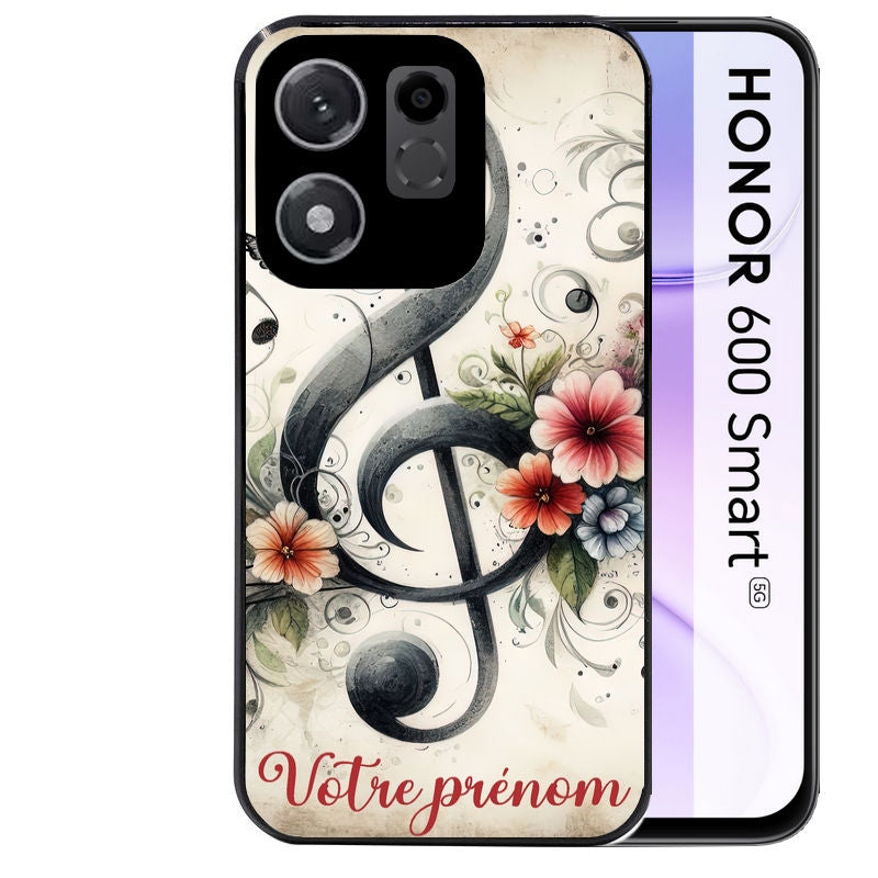 Coque pour Honor 600 SMART personnalisée musique cle sol