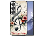 Coque pour Z Fold 8 / ULTRA personnalisée musique cle sol