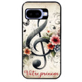 Coque pour Pixel 8A 9A 10A personnalisée musique cle sol