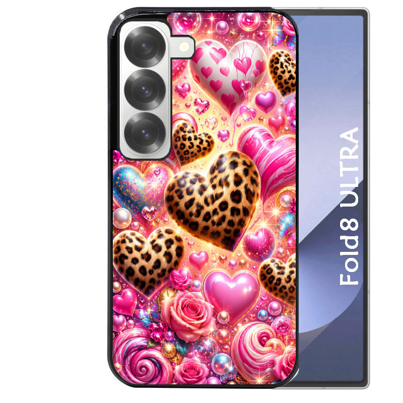 Coque pour Z FOLD 8 ULTRA coeur candy