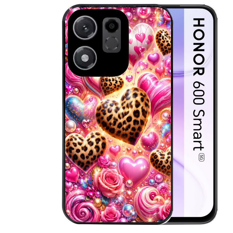 Coque pour Honor 600 SMART coeur candy