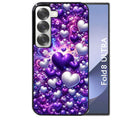 Coque pour Z FOLD 8 ULTRA coeur violet