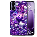 Coque pour Oppo A6 A6 A6K coeur violet
