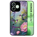 Coque noire pour Honor 600 LITE avec motif colibri couple personnalisée protection antichoc personnalisée