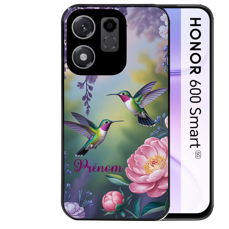 Coque pour Honor 600 SMART personnalisée colibri couple