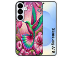 Coque pour Galaxy A08 A18 A28 A38 A58 colibri et fleurs