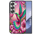 Coque pour Z FOLD 8 ULTRA colibri et fleurs