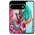 Coque pour Pixel 10 / 11 / PRO / XL colibri et fleurs