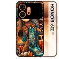 Coque noire taperso pour Honor 600 et 600 PRO avec motif cow boy et texas automne protection antichoc personnalisée