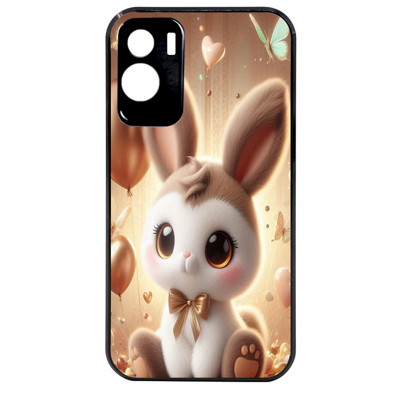 Coque noire taperso pour Honor 70 LITE 90 et LITE avec motif lapin ballon protection antichoc personnalisée