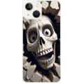 Coque taperso pour Iphone 14 et PRO PLUS PRO MAX avec motif tete de mort smile protection antichoc personnalisée