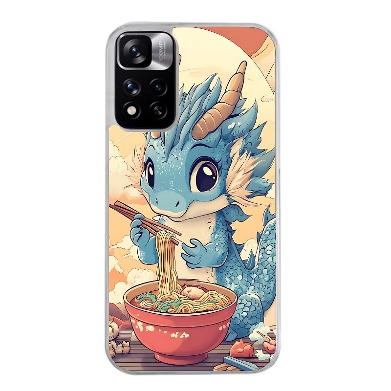 Coque taperso pour Redmi Note 12 4G 5G PRO 4G avec motif dragon ramen 2 protection antichoc personnalisée