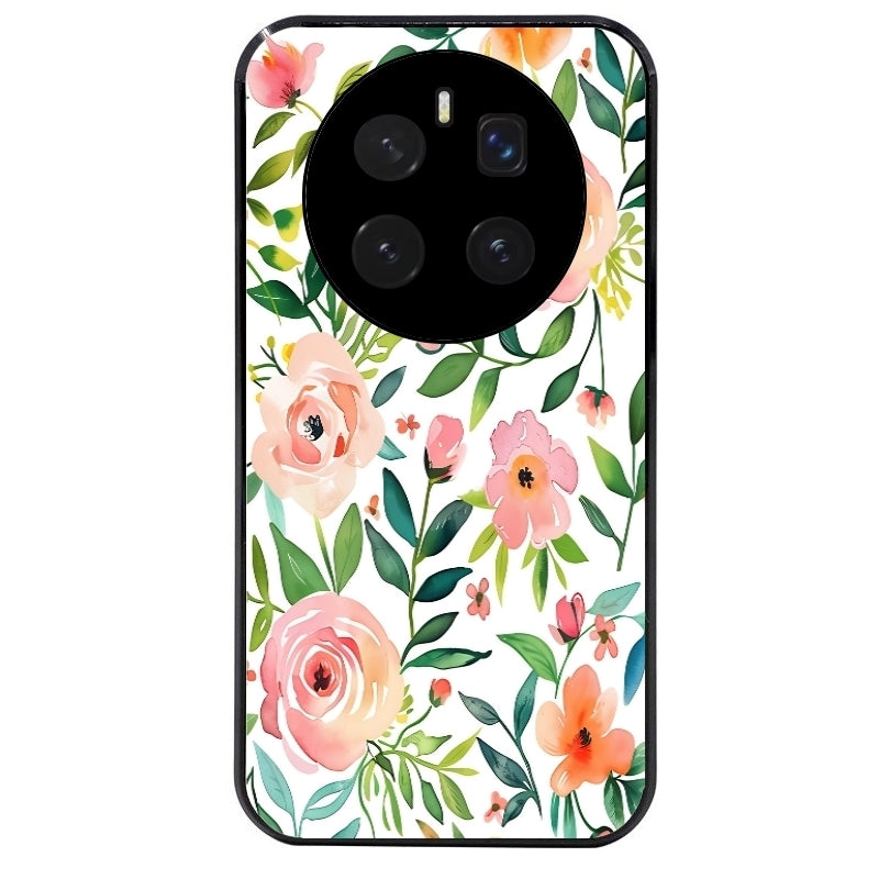 Coque noire taperso pour Magic 7 LITE et PRO avec motif fleur des champs protection antichoc personnalisée