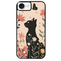 Coque noire taperso pour Iphone 16 16E PLUS MAX PRO avec motif chat papillon 1 protection antichoc personnalisée