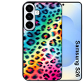 Coque noire taperso pour galaxy S26 et PLUS ULTRA FE avec motif leopard arc protection antichoc personnalisée