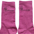 Chaussettes paillettes rose motif lumineuse