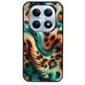 Coque noire taperso pour POCO M8 5G et PRO 5G avec motif effet fourrure leopard 3 protection antichoc personnalisée