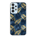 Coque taperso pour Galaxy A13 4G et 5G A23 A53 avec motif palmier bleu protection antichoc personnalisée